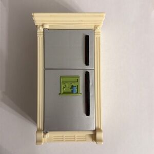 Fisher Price Loving Family Dollhouse Refrigerator Cream White Kitchen